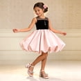 thumbnail image 2 of DREAM PAIRS Girls' Strappy Flat Sandals, Elegant T-Strap Dress Shoes with Metallic Ball Accent, Comfortable Non-Slip Summer Party Sandals for Little/Big Kid, 2 of 5