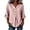 Hot Pink, variant on T Shirts for Women Half Sleeve V Neck Botanical Print T-shirt Summer Button Up Open Cardigan Comfortable Casual Tops Gold XXXXL