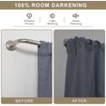 thumbnail image 2 of Curtain Rods for Windows to es Wrap Around Heavy Duty Drapery Rod ” Wall Mounted Ceiling Mounted Curved out Room Darkening Curtains Rod for Bedroom Kitchen Window Matte, 2 of 8