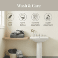thumbnail image 5 of Modern Threads Ophelia 6-Piece Cotton Bath Towel Set, Stone, 5 of 5