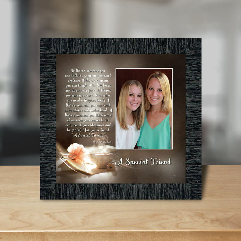 1pc Good Friend Wooden Picture Frame Gift Good Friend Wood Photo Frame  Gifts For Friend Birthday And Christmas Tabletop And Wall Mounting 4x6 Inch  10 16x15 24 Cm Photo - Home 