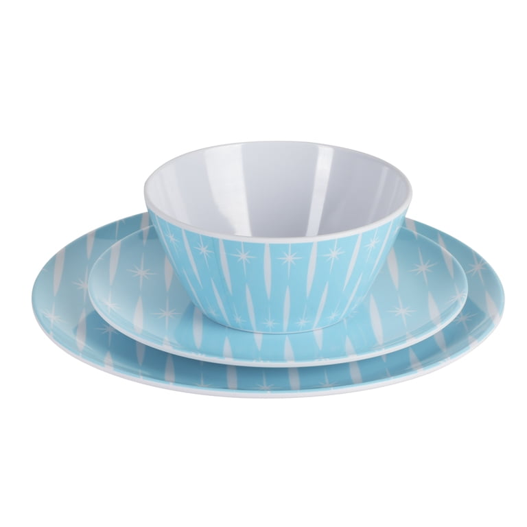 Wanda June Home Retro Renegade 12-Piece Melamine Dinnerware Set