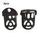 thumbnail image 5 of Toystoory 2 piezas de repuesto para reposapiés de bicicleta, reposapiés plegable de acero, pedales, accesorios, actualización modificada Ciclismo Negro Toystoory OD029733-01, 5 of 6