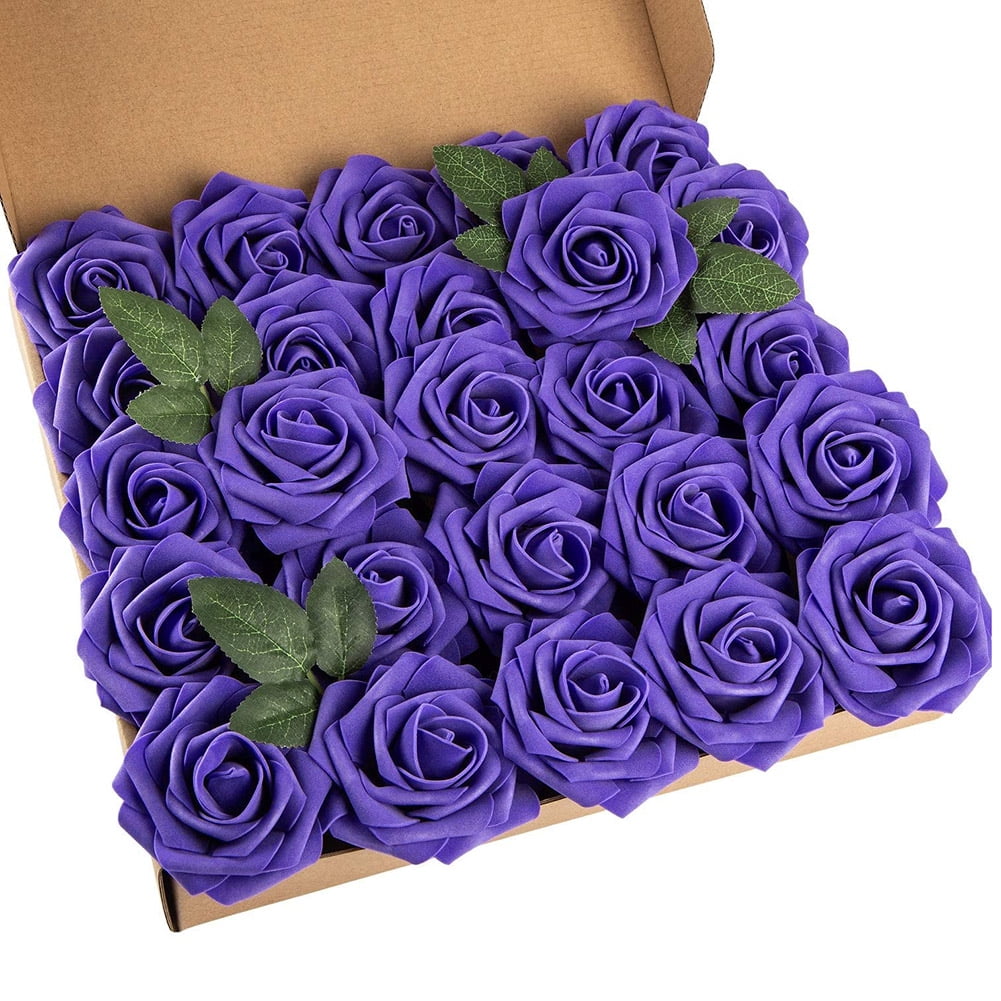 Wholesale 10-25-50PCS 8cm Roses Simulation flowers DIY silk flower heads wedding 