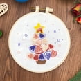 thumbnail image 2 of Dsscvnef Scène Kits Kit de Broderie de Noël Kit de Broderie Débutant pour Adultes Kit de Broderie DIY pour Maison Chambre, 2 of 4