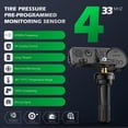 thumbnail image 5 of 1pcs TPMS Sensor 433MHz Tire Pressure Monitor System for Chrysler|Dodge|Jeep|Ram|Fiat Replaces OE 56029398AB Car, 5 of 11