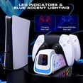 thumbnail image 3 of SWANPOW PS5 Charging Dock for PlayStation 5, White, 3 of 8