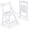 White2, variant on PetFurnishn Resin Folding Chairs with Cushion, Foldable Plastic Chair with Comfortable Padded Seats, Perfect for Event Party Indoor Outdoor, Black, 4 PC