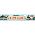 thumbnail image 3 of Noonday Design 18x6 Black Modern Framed Museum Art Print Titled - Ahoy Matey Sign, 3 of 5