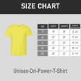 thumbnail image 2 of JERZEES Men Dri-Power 50/50 High Visibility T-Shirt, Short Sleeve Crew Neck, Safety Neon Yellow, M, 2 of 6