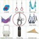 thumbnail image 5 of Set of 2 permanent rustproof stainless steel 304 screw bracket heavy duty swing hangers ,hardware swing set, 5 of 5