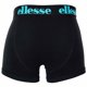 thumbnail image 3 of ellesse Calzoncillos para Hombre, Paquete de 7 - Yema Calzoncillos de 7 paquetes, Logo, Algodón Stretch Negro/Multi2 S (Small), 3 of 7