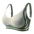 thumbnail image 2 of Lushfitting Powerful Push-Up Seamless Bra, Women's Full Coverage Support Anti Sagging Bra Mint Green 34, 2 of 7