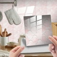 AKUMRi 1Set 5Pc Self Adhesive Tile 3D Sticker Kitchen Bathroom Wall