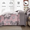 thumbnail image 3 of Flymme Queen Size Comforter Sets with Sheets,7 Pieces Queen Bed in a Bag Pink Floral Bedding Set for Women Bedroom Decor, 3 of 8