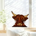 thumbnail image 6 of Bzdzmqm under $5 Cow Window Corner Decor, Highland Cow Window Corner Decor, Cute Farm Animal Window Sill Decoration, 15cm Adorable Cattle Wall Sticker, Farmhouse Country Home Decor, 6 of 6