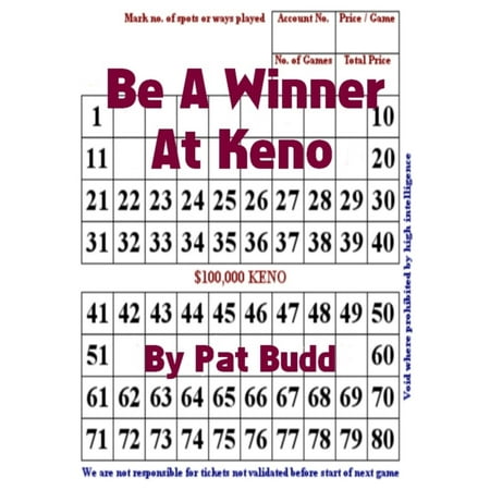 Be A Winner At Keno - eBook