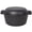 Black 45, variant on Pre-Seasoned Cast Iron Dutch Oven for Camping with Skillet Lid, 4.5 Quart Outdoor Deep Pot for Fireplace Cooking BBQ Baking Campfire, Iron Leg Base, Black