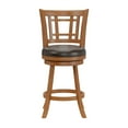 thumbnail image 2 of Hillsdale Furniture Fairfox Wood Counter Height Swivel Stool, Oak, 2 of 15