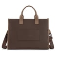 thumbnail image 6 of Wrangler Laptop Tote Bag for Women,15.6inch Carry All Work Laptop BagTote Bag with Water Bottle Bag Holder Nurse Bag Travel Essentials,Coffee-Camel, 6 of 7