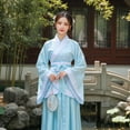 thumbnail image 5 of Wiywef 1Set Chinese Ancient Style Hanfu, Traditional Tang Outfit Women Hanfu Dresses Long Sleeve Ancient Princess Clothing for Party, 5 of 7