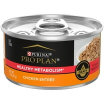 Purina Pro Plan Healthy Metabolism, Chicken, Wet Cat Food, 3 oz Cans, 24 Pack