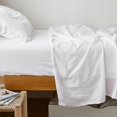 thumbnail image 4 of Byourbed Terra é Pais - Tattered Edgings 100% Cotton Sheet Set - White Twin XL, 4 of 5