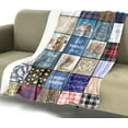 thumbnail image 4 of Customized Blanket with Photos & Text for Mom Dad Baby Family Friends Personalized Picture Blanket for Birthday Christmas for Women Sister Wife Grandma(10 Photos,50x60 Sherpa), 4 of 6