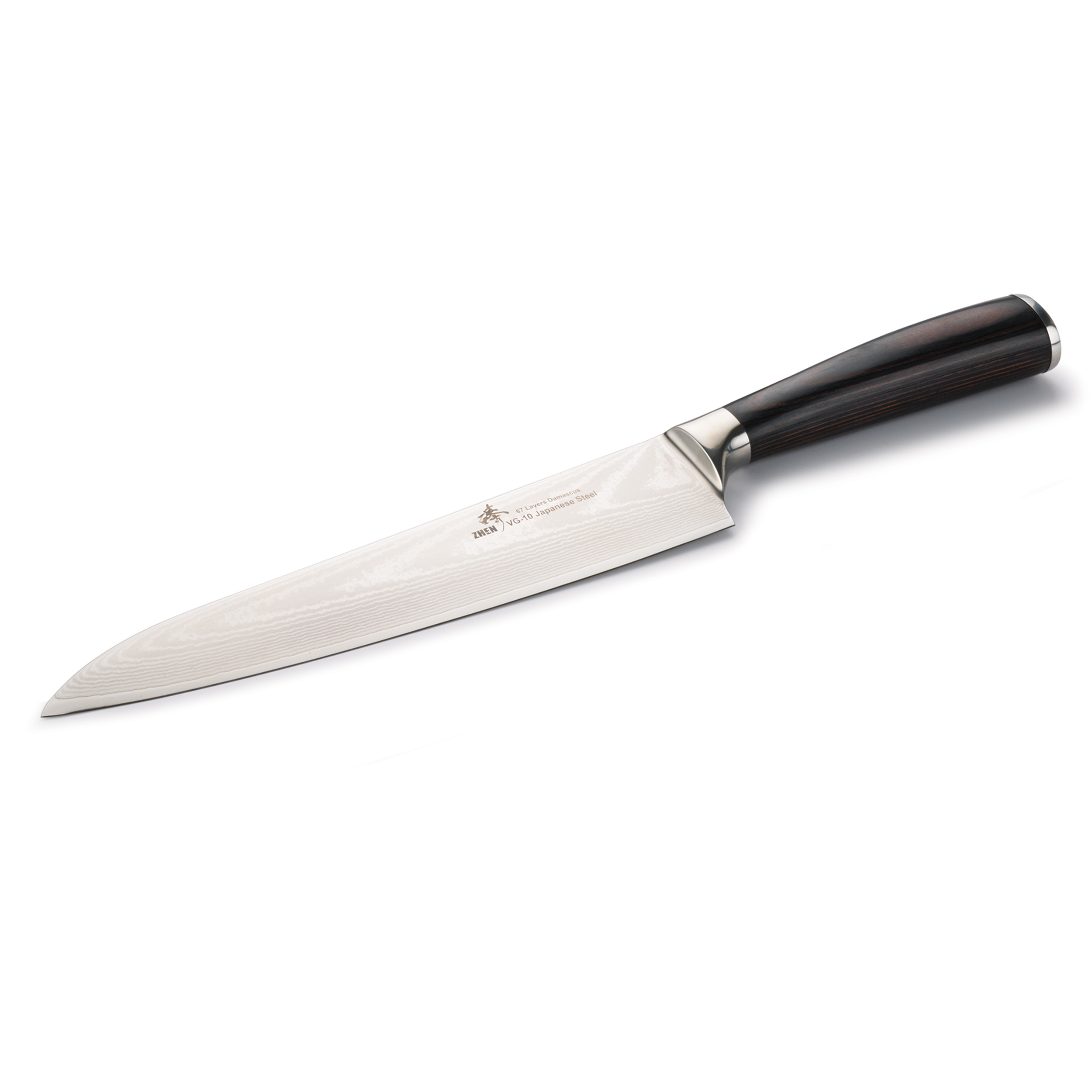 Zhen VG10 Damascus Chef Knife, 7.5"