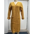 thumbnail image 3 of Sonducket Suéter de punto cálido de manga larga para mujer, cárdigan abierto frontal transpirable para invierno y otoño, abrigo para banquete, Abrigos y chamarras Amarillo SG Sonducket AP013007-14, 3 of 6