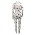 thumbnail image 6 of Seyurigaoka Women Christmas Printed Romper Casual Long Sleeve O-Neck Jumpsuit, 6 of 6