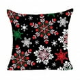 thumbnail image 1 of Xihbxyly Funda de Almohada Navideña, Estilo Navideño, Suave Terciopelo Color Melocotón, Cremallera Oculta, Decoración para Sofá, Acción de Gracias y Navidad, 45 X 45 Cm, 1 Unidad., 1 of 2