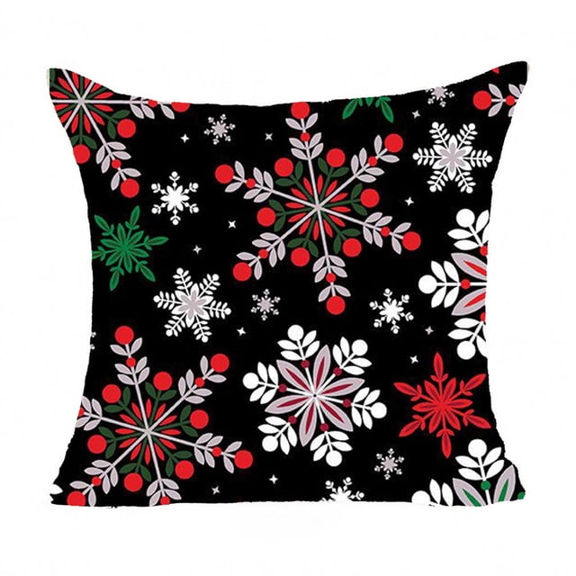 Liquidation! FOURLOVE Housse de Coussins de Noël Déco Taie d'Oreiller Canapé Taille Housse de Coussin 1 Pce