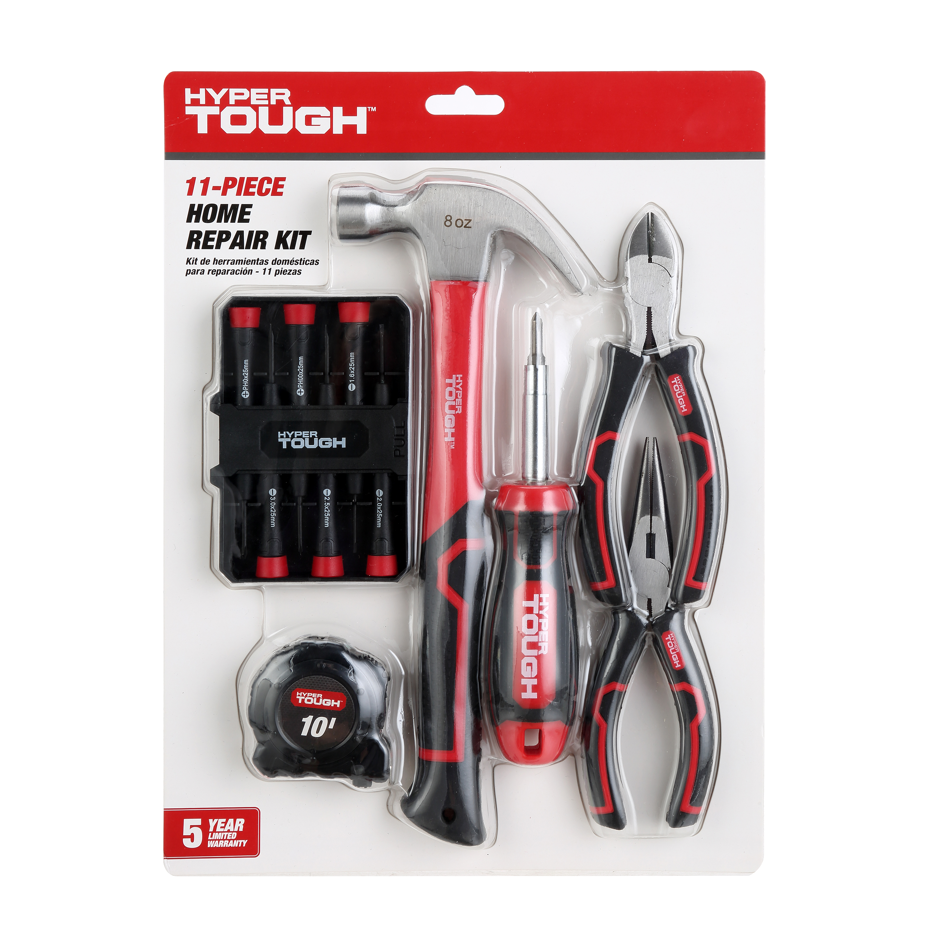 Hyper Tough 11-Piece Home Repair Tool Kit photo 2