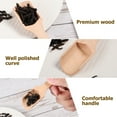 thumbnail image 2 of Monyance Wooden Spoon 5pcs Mini Wooden Tea Scoops Salt Milk Kitchen Spoon(4.33X1.1X0.98Inches), 2 of 10