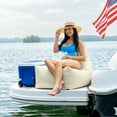 thumbnail image 5 of Jaxx  Juniper Nautical Edition - Casual Bean Bag Seating for Boat, Yacht & Watersports, Vinyl White, 5 of 5