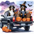 thumbnail image 2 of Hilo Algodón Ecológico Bordado Punto Cruz Perro Halloween Impreso 11CT 50x50cm, 2 of 8