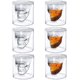 thumbnail image 1 of Juego de 6 vasos de calavera para whisky, vasos de tiro o copas de vodka, copa de vino creativa de 75ml para cena, fiesta, bar Feliz Sencillez, 1 of 3