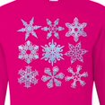 thumbnail image 4 of Inktastic Winter Snowflakes Long Sleeve T-Shirt, 4 of 5