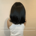 thumbnail image 4 of Peluca de pelo corto de fibra química de estilo europeo y americano para mujer, cabello corto y liso negro, peluca superior completa natural, cubierta de cabeza completa, 4 of 4