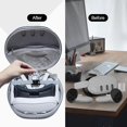 thumbnail image 5 of Uberwith Hard Case Compatible with Meta Oculus Quest 3 VR Gaming Headset&Touch Controllers,Waterproof Shockproof Carrying Bag with Mesh Pocket for Travel and Home Storage Case (Grey), 5 of 8