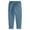 Light Blue, variant on Kids Casual Cotton Pants with Pockets Elastic Waist Pull on Trousers Breathable Summer Long Pants for Boys Girls 2-13 Years