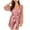 Pink, variant on Gytharion Women's 2 Piece Nightgown Sets Silk Satin Cami Nightdress with Long Sleeve Lace Robes Elegant Solid Belted Bathrobe Sleepwear for Bride Bridesmaid