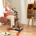 thumbnail image 5 of Pedal Exercise Bike for Seniors, Home Exercise Equipment for ElderlyHand Arm Leg and Knee Fitness Machine with Massage, Adjustable Fitness Equipment for Seniors,LCD Monitor Orange, 5 of 10