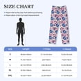 thumbnail image 4 of Pofeuu blue record rock Skull Print Men's Pajama Pants, Soft Lounge Pajama Pants with big pockets for Men Plaid Pj Bottoms-Medium, 4 of 6