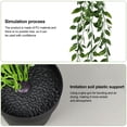thumbnail image 3 of Plantas artificiales en macetas, planta falsa realista verde interior para decoración de jardín de oficina en casa, 3 of 5