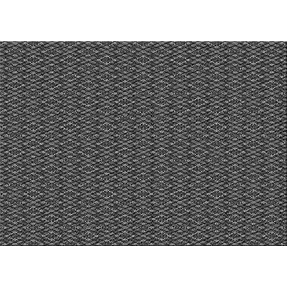 Ahgly Company Indoor Rectangle Patterned Charcoal Black Area Rugs, 2' x 4'