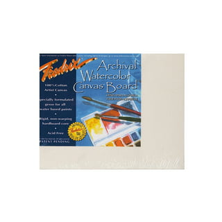 D-GROEE Artist Canvases for Painting, Blank White Canvas Boards - Cotton  Art Panels for Oil, Acrylic %26 Watercolor Paint 