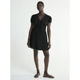 thumbnail image 2 of Scoop Women’s Mini Dress with Puff Sleeves, Sizes XS-XXL, 2 of 4