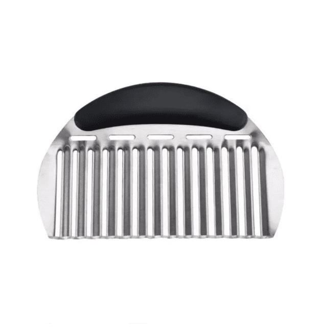 Picadora De Verduras Generica Acero Inoxidable Malubero Plateado, Negro